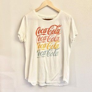 Coca Cola T-shirt Large Ivory‎